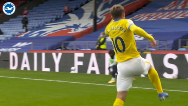 Mac Allister's last-minute goal vs Palace
